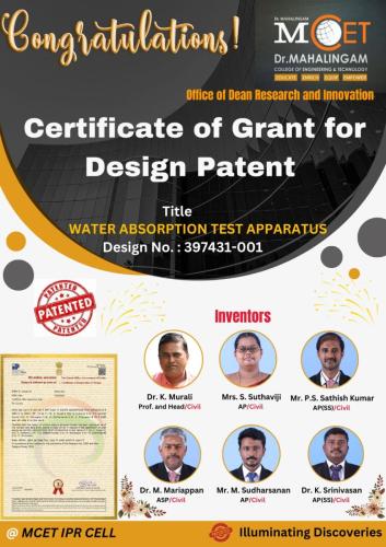 WATER ABSORPTION APPARATUS